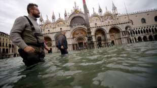 Markusplatz wegen erneuter Überschwemmungen in Venedig geschlossen