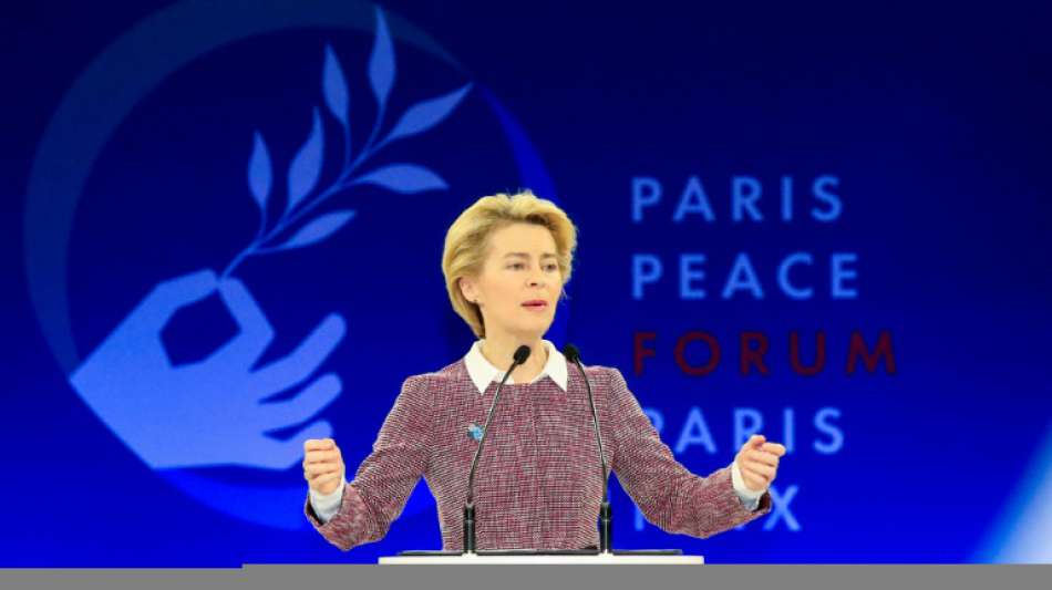 Von der Leyen wirbt in Paris für stärkere internationale Rolle Europas