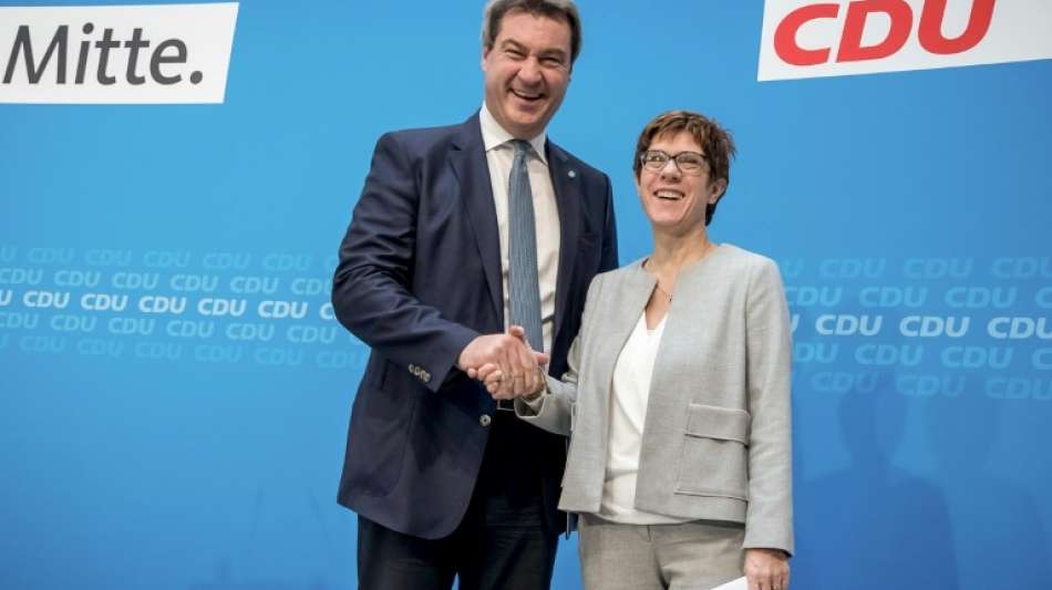 CDU und CSU starten mit Kundgebung in Münster in den Europawahlkampf