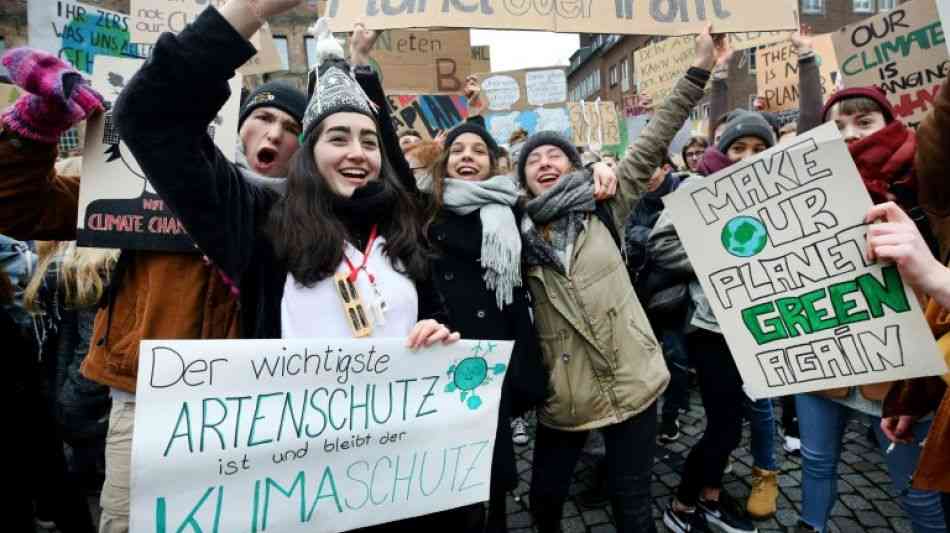 Merkel lobt Klimaschutz-Proteste von Schülern als "sehr gute Initiative"