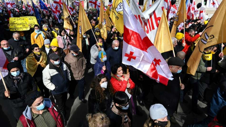 Neue Proteste in Tiflis nach Verhaftung von Oppositionsf&uuml;hrer