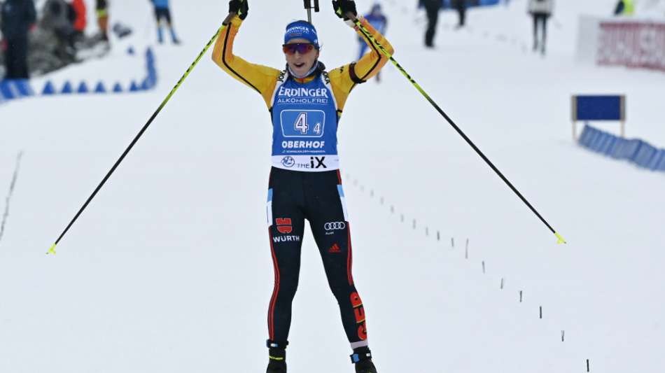 Biathlon: DSV-Staffel gewinnt vor Belarus