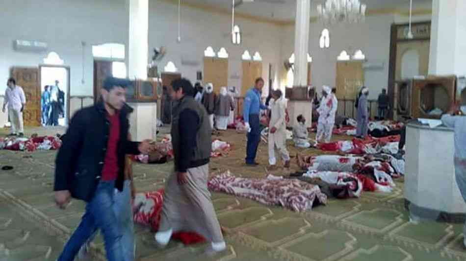 Staatsmedien: 184 Tote bei Angriff auf Moschee auf dem Sinai
