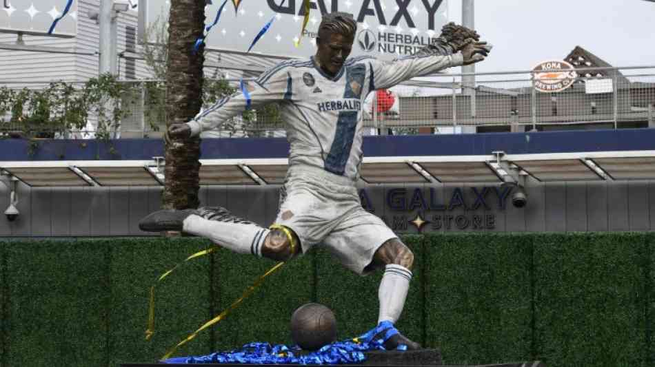 Statue von David Beckham in Los Angeles enthüllt