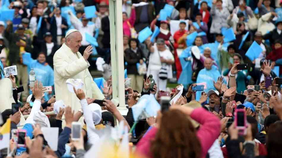 Kolumbien: Papst gei