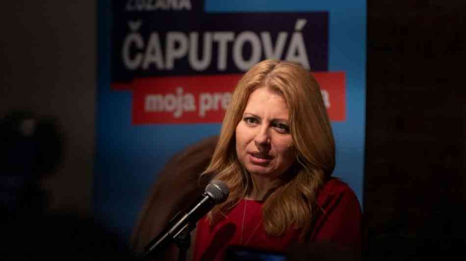 Bürgerrechtlerin Caputova gewinnt erste Runde der slowakischen Präsidentenwahl