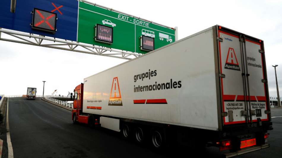 Grenzverkehr rollt nach Austritt Großbritanniens aus EU-Binnenmarkt ohne Probleme