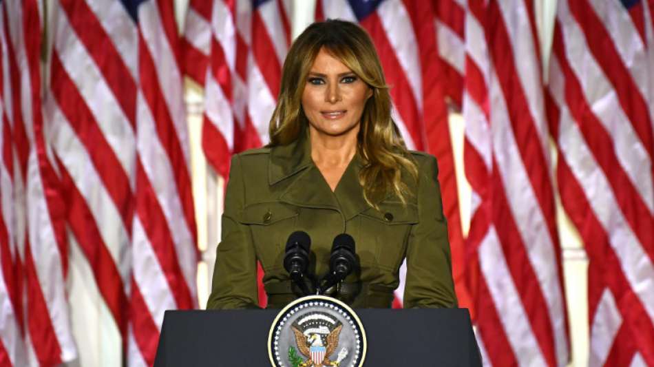 Melania Trump wirbt für Wiederwahl ihres Mannes - und zeigt bei Corona Mitgefühl