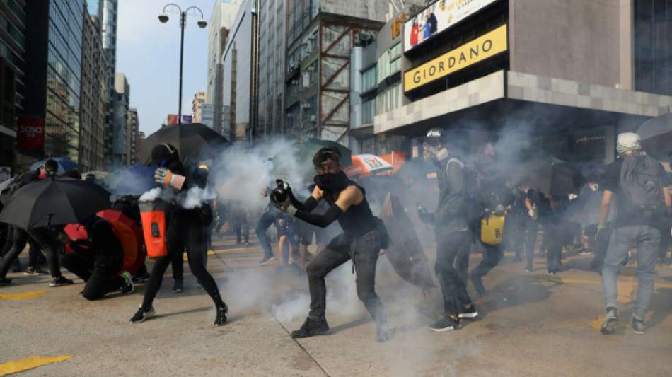 Friedliche Demonstration in Hongkong eskaliert erneut