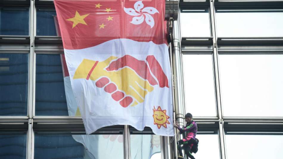 Französischer "Spiderman" erklimmt Wolkenkratzer in Hongkong