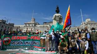 Nach umstrittener Pr&auml;sidentenwahl in Peru Demonstrationen beider Lager