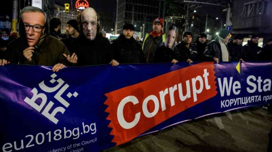 Demonstration bei Auftakt von bulgarischer EU-Ratspr