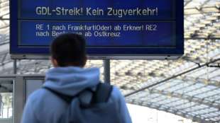 Lokf&uuml;hrergewerkschaft bestreikt ab Montag erneut f&uuml;r zwei Tage den Personenverkehr