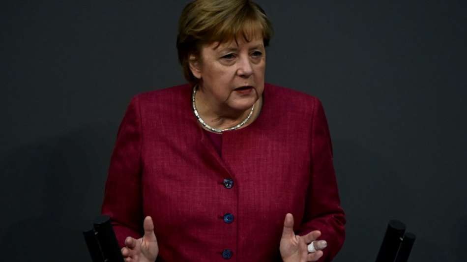 Kanzlerin Merkel spricht im Europarat