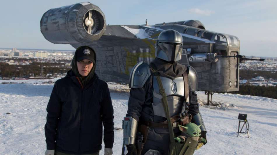 Sibirische Star-Wars-Fans bauen "Mandalorianer"-Raumschiff in Lebensgr&ouml;&szlig;e nach