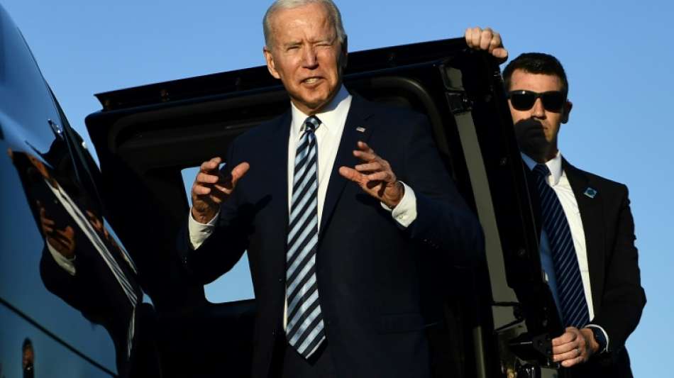 US-Präsident Biden in Großbritannien eingetroffen