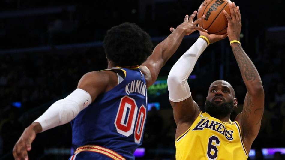 "Verzweiflung" und ein James-Rekord: Lakers schlagen Warriors