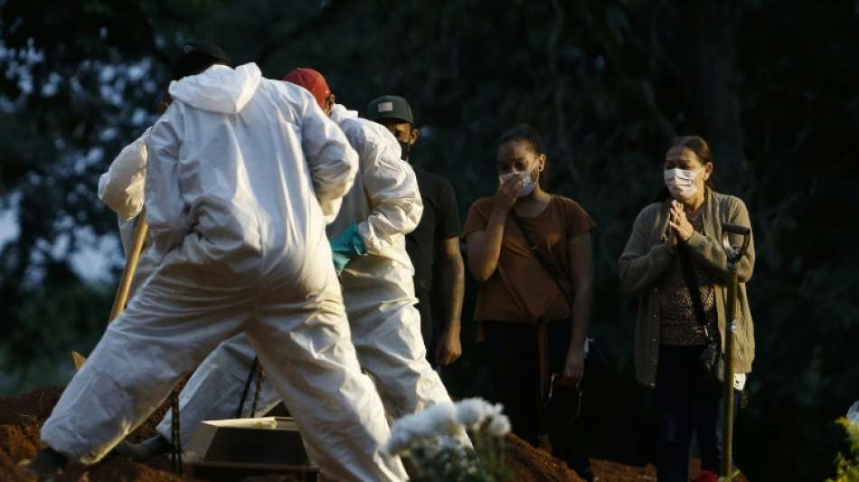 Brasilien &uuml;berschreitet Zahl von 600.000 Corona-Toten