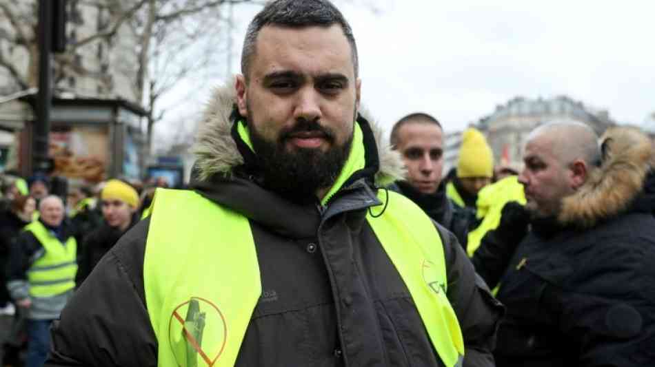 "Gelbwesten"-Führer Eric Drouet zu Geldstrafe verurteilt