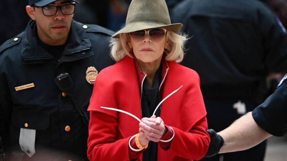 Jane Fonda bei Protest für mehr Klimaschutz festgenommen