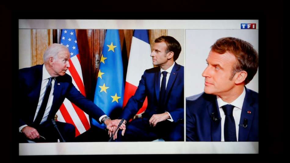 Biden und Macron beteuern bei Telefonat enge Zusammenarbeit im Ukraine-Konflikt 