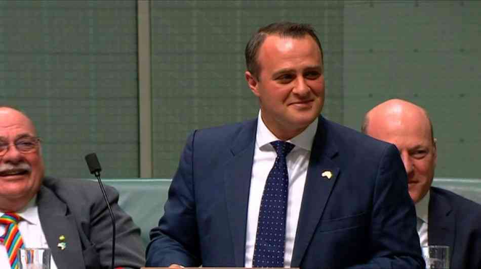 Australien: Heiratsantrag im Parlament nach Debatte