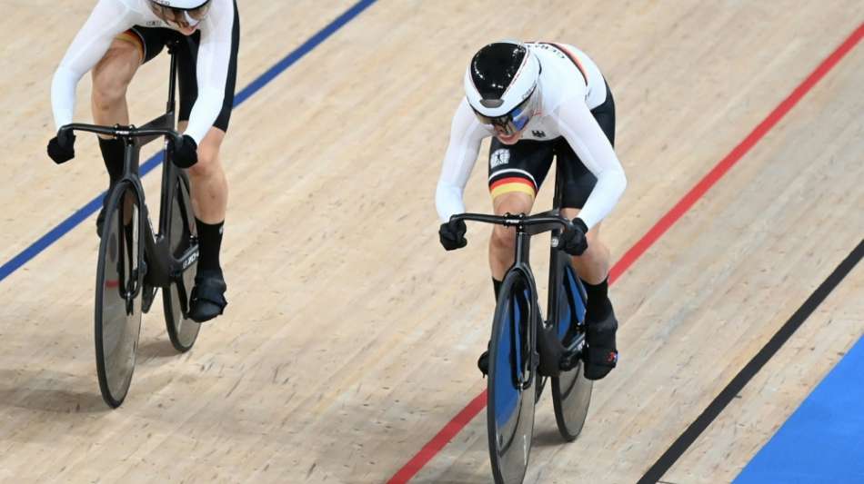 Bahnrad: Friedrich/Hinze gewinnen Olympia-Silber im Teamsprint