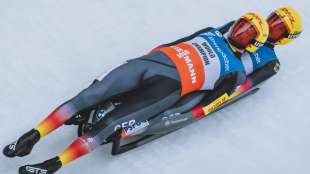 Rodeln: Deutsche Doppel in Igls klar geschlagen