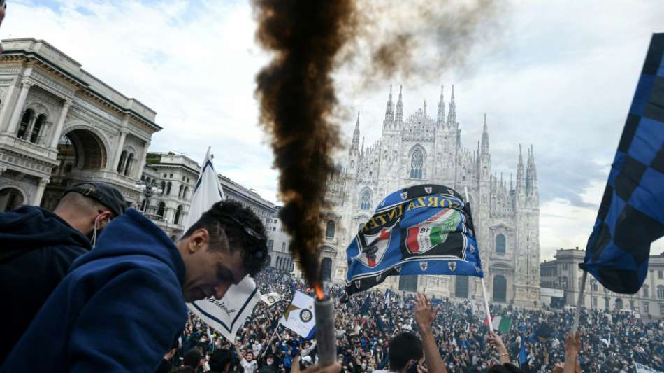 Polizei stoppt Scudetto-Party auf Mailänder Domplatz