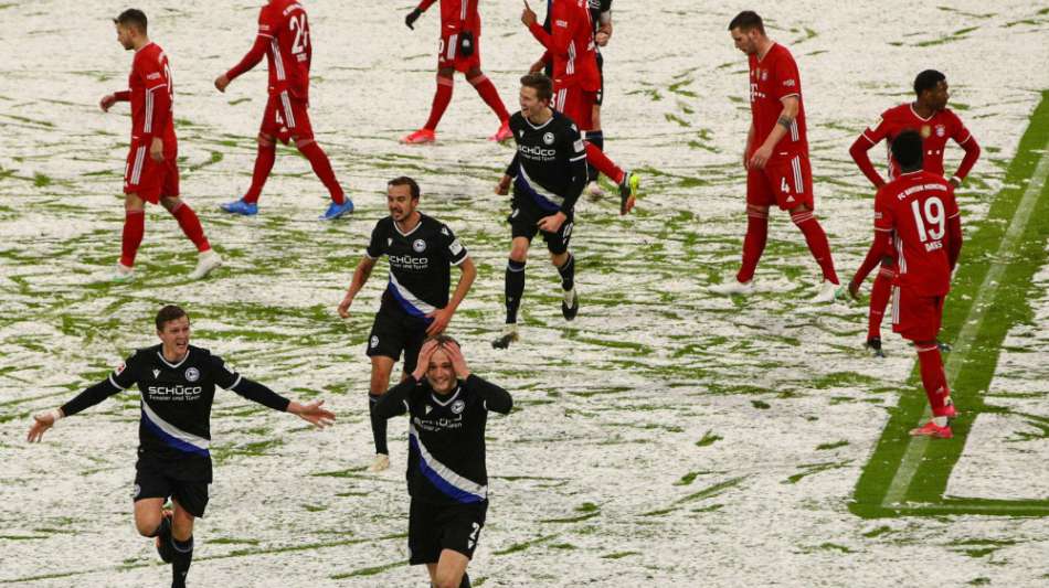 B&ouml;ser Ausrutscher im Schnee: Bayern nur Remis gegen Aufsteiger Bielefeld