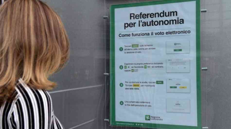 Autonomie-Referenden in italienischen Regionen Venetien und Lombardei am Sonntag