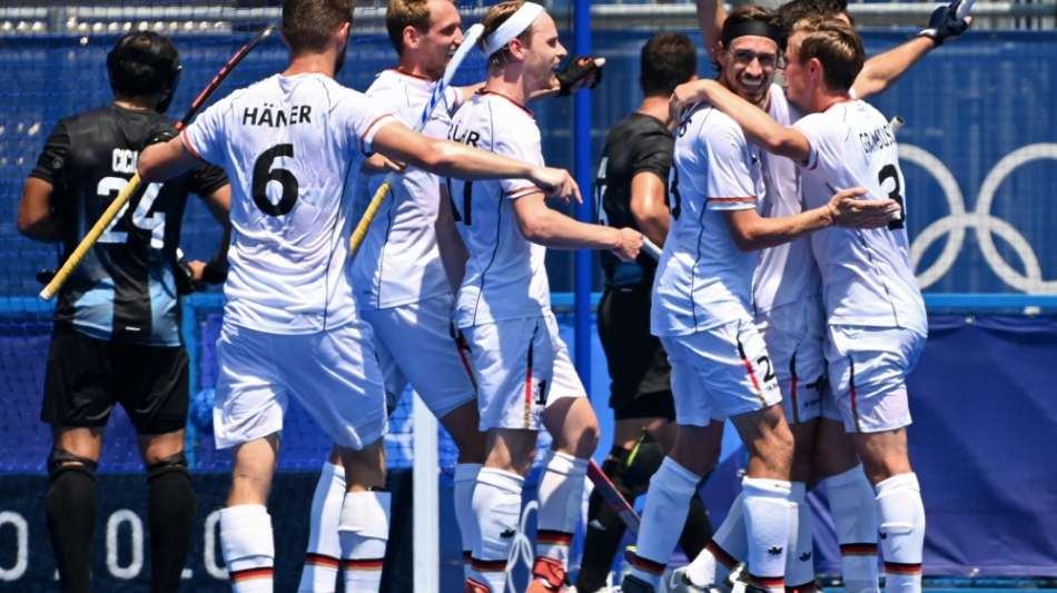 Goldtraum lebt: Hockey-M&auml;nner st&uuml;rmen ins Halbfinale
