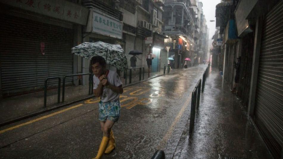 Uwelt: Hongkong und Macau wurden erneut von Taifun getroffen