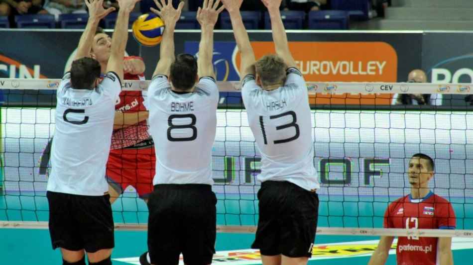 EM in Polen: Deutsche Volleyballer machen Viertelfinal-Einzug perfekt