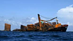 Nach zweiw&ouml;chigem Brand droht Containerschiff vor Sri Lanka zu sinken