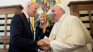 Papst Franziskus empf&auml;ngt US-Pr&auml;sident Biden zu Privataudienz im Vatikan