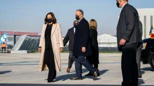 US-Vizepr&auml;sidentin Kamala Harris trifft Frankreichs Pr&auml;sident Macron