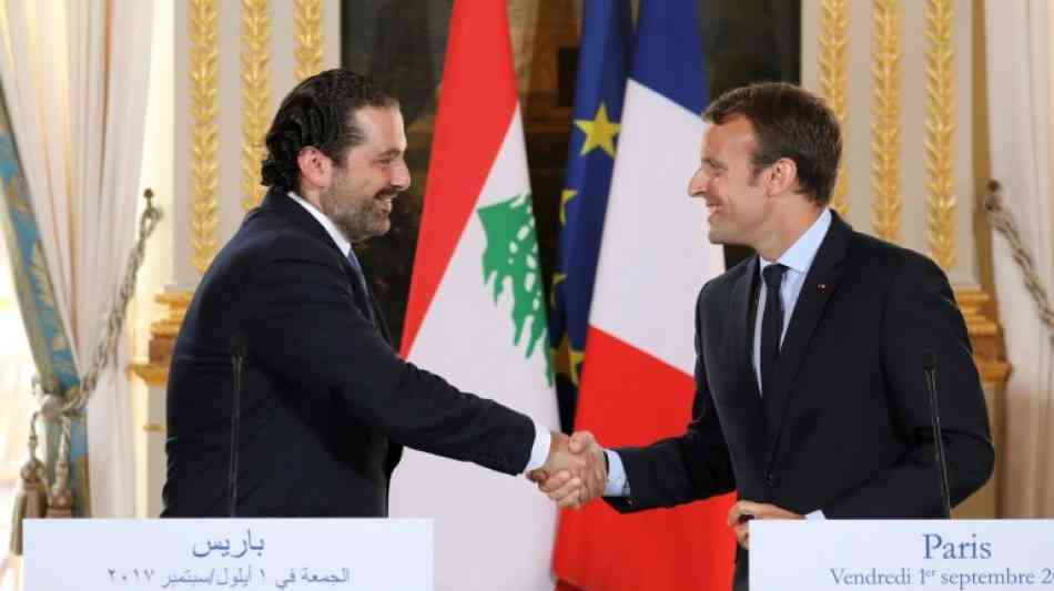 Frankreich: Libanon Regierungschef Hariri wird Samstag erwartet