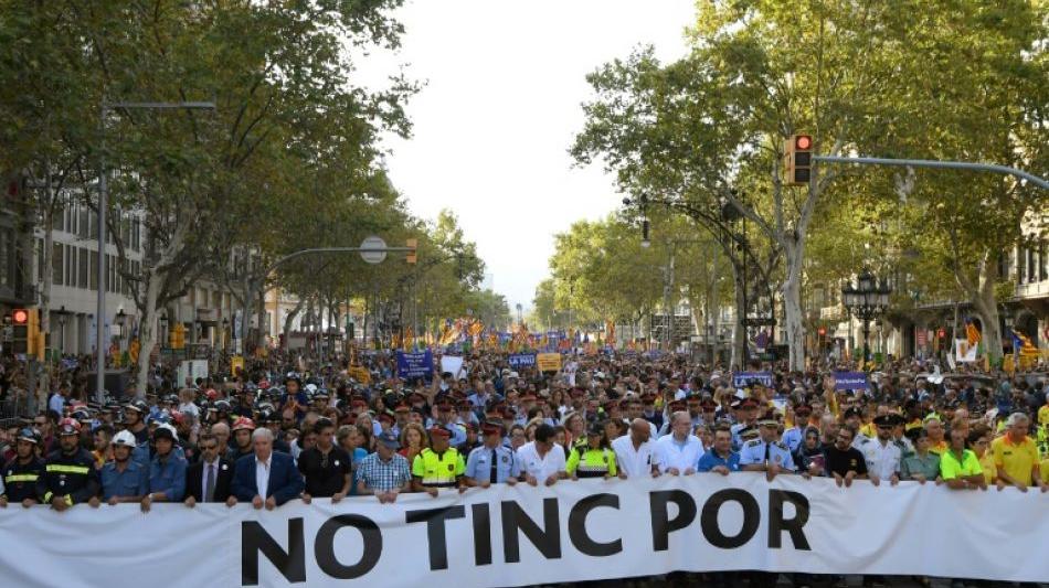 "Ich habe keine Angst": Barcelona setzt Zeichen gegen IS-Terror 