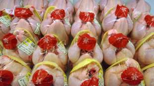 Männer schlagen in Thüringen mit Tiefkühlhuhn und Stange aufeinander ein