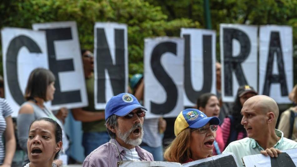Journalisten: Kaum noch Meinungsfreiheit in Venezuela