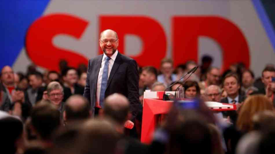 Martin Schulz mit 82 Prozent erneut SPD-Vorsitzender