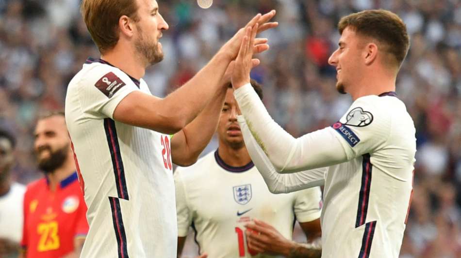 F&uuml;nftes Spiel, f&uuml;nfter Sieg: England gewinnt m&uuml;helos gegen Andorra