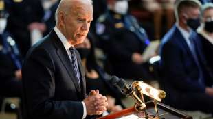 Biden hält anlässlich seiner ersten einhundert Tage im Amt Rede vor US-Kongress