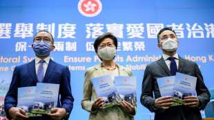 Chinas Führung greift massiv in Wahlrecht Hongkongs ein