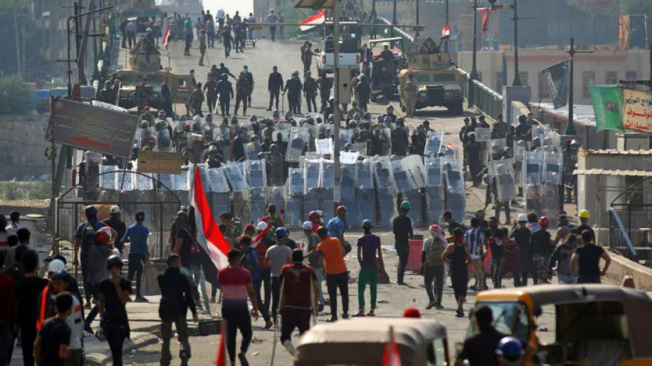 Irakische Sicherheitskräfte drängen Demonstranten von besetzten Brücken zurück
