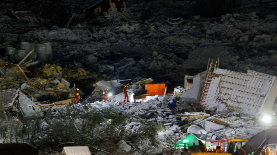 Einsatzkräfte hoffen nach Erdrutsch in Norwegen weiter auf Bergung Überlebender