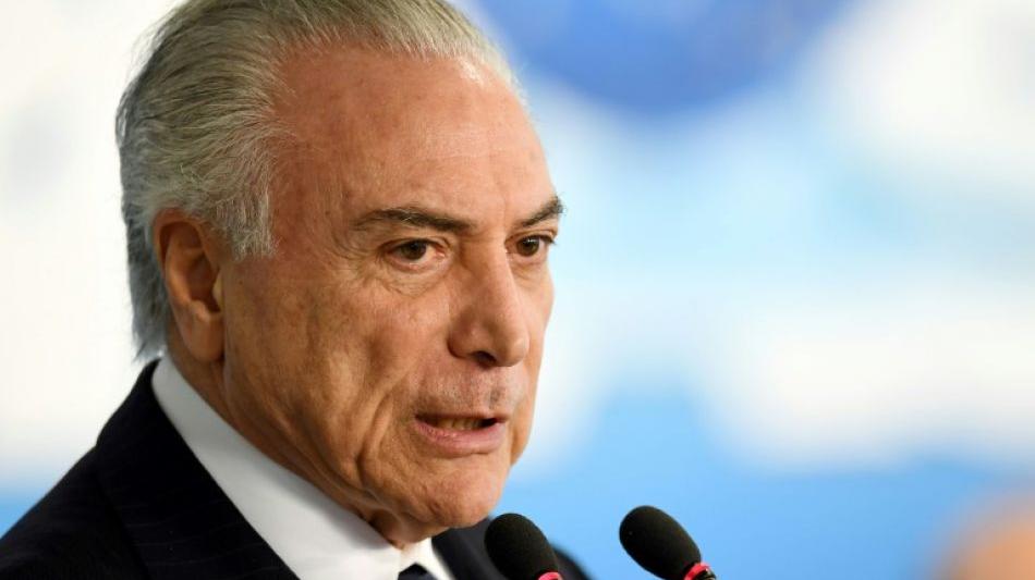 Brasilien: Generalstaatsanwalt - Korruptionsanklage gegen Temer