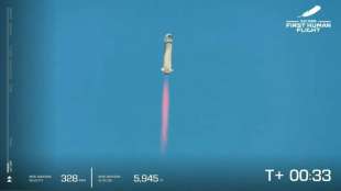 US-Milliard&auml;r Jeff Bezos absolviert Ausflug ins All mit Blue-Origin-Rakete 
