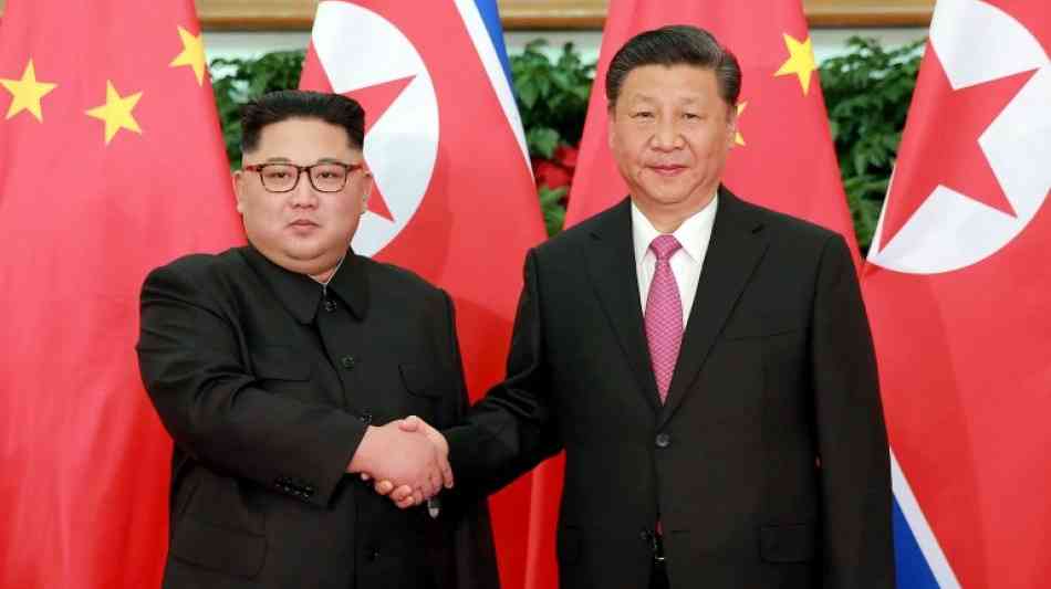 Nordkoreas Staatschef Kim Jong-un nach China gereist